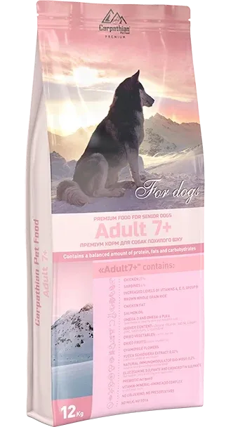 Carpathian Pet Food - Dog Adult 7+