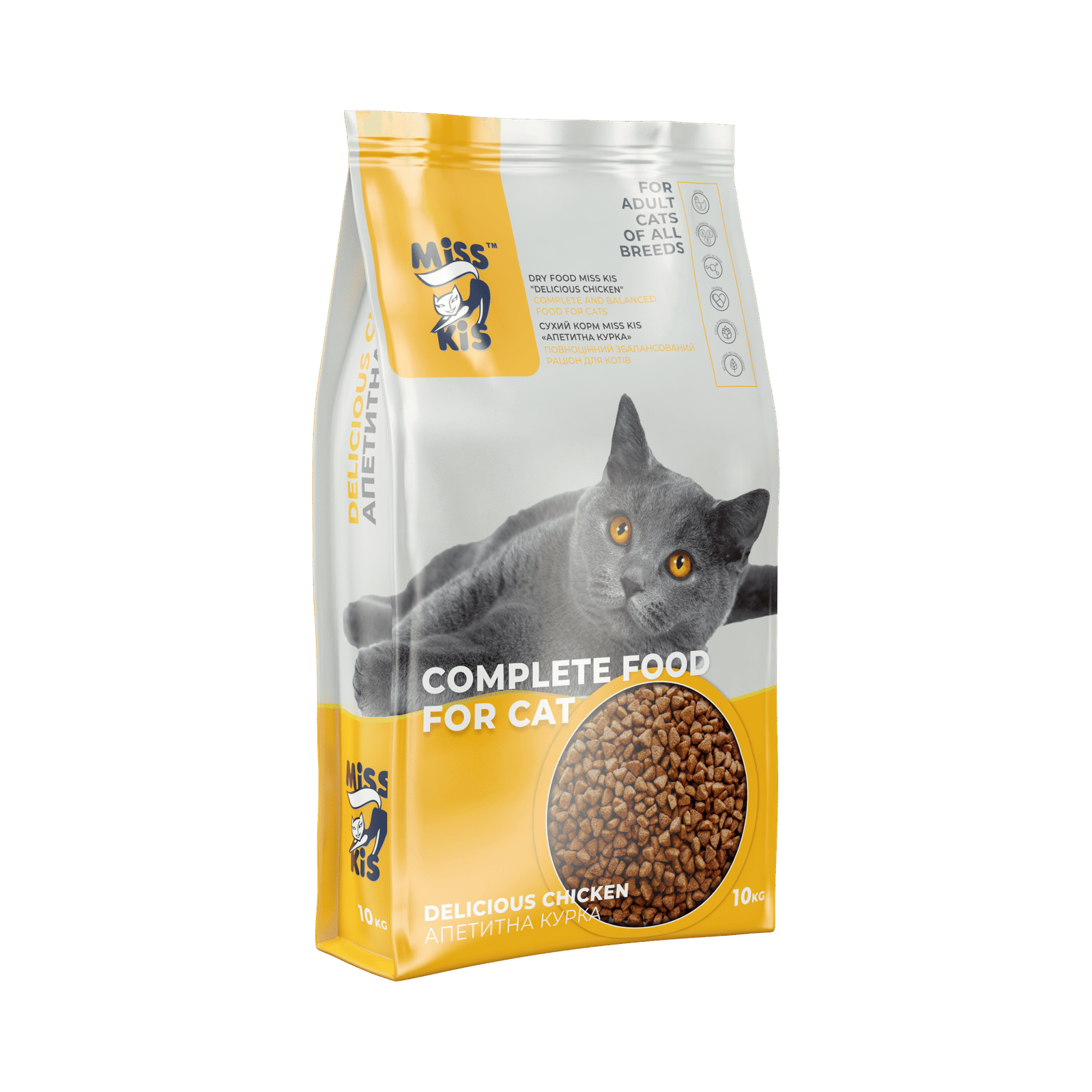 OFS 14244 01_Miss Kis Cat 10kg Chicken (2) Miss Kis - Апетитна курка - Зображення 1