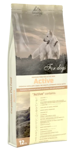 Carpathian Pet Food Active — сухий корм для активних собак, 12 кг