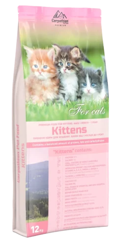 Carpathian Pet Food Kittens — сухий корм для кошенят, 12 кг