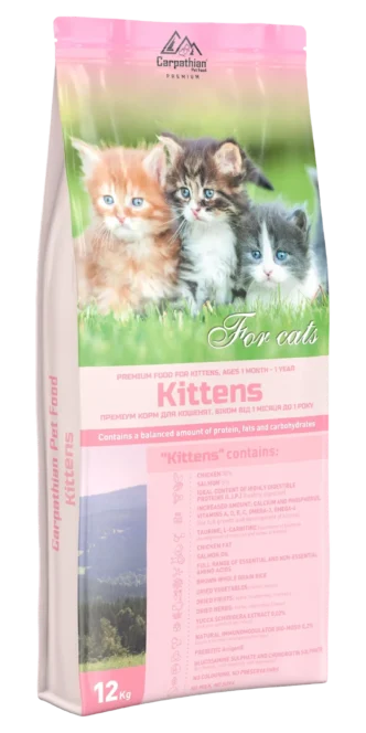 Carpathian Pet Food Kittens — сухий корм для кошенят, 12 кг