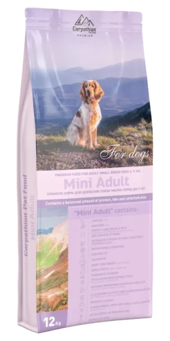 Carpathian Pet Food Mini Adult — сухий корм для дорослих собак малих порід, 12 кг