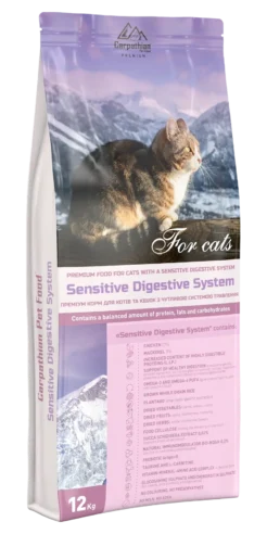 Carpathian Pet Food Sensitive Digestive System — сухий корм для котів з чутливим травленням, 12 кг